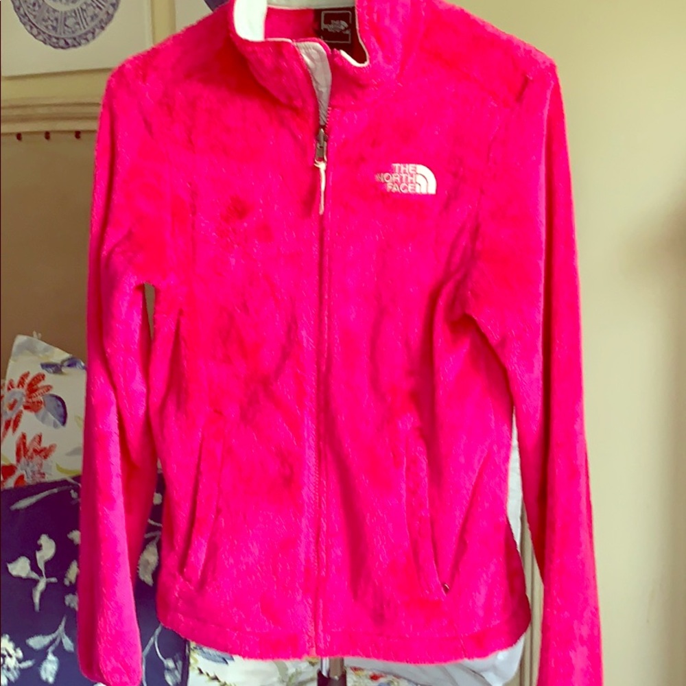 Pink North Face jacket